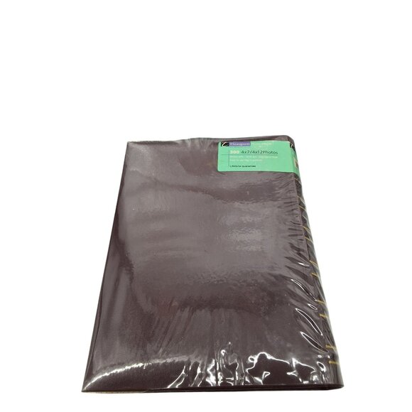Thompson Brown Photo Album For 300 4"x6" Or 4"x12" Photos Acid-Free Slip-In Pock - Picture 4 of 6